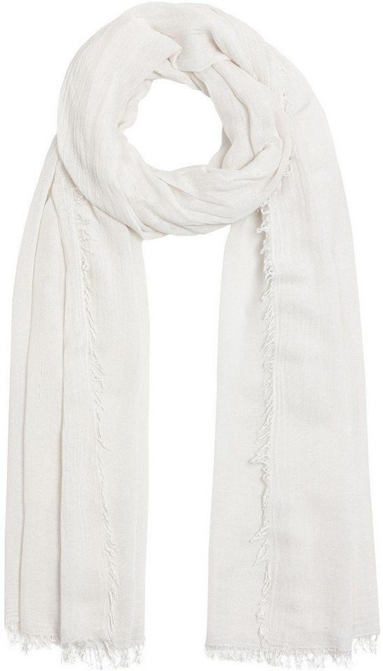 Caspar Modeschal SC529 Damen Sommer Schal aus weicher Bambusfaser unifarben, angenhmes Tragegfühl, hergestellt aus nachhaltigen Materialien von Caspar