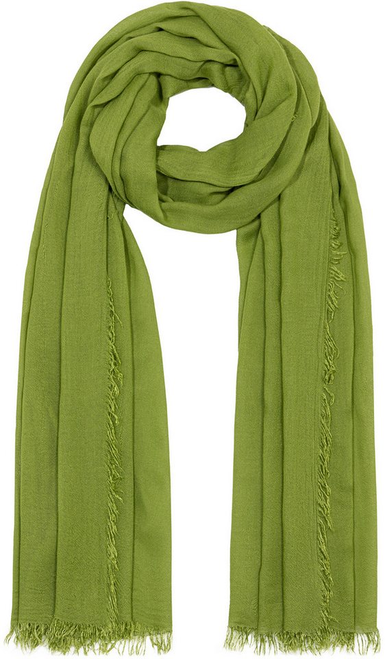 Caspar Modeschal SC529 Damen Sommer Schal aus weicher Bambusfaser unifarben, angenhmes Tragegfühl, hergestellt aus nachhaltigen Materialien von Caspar