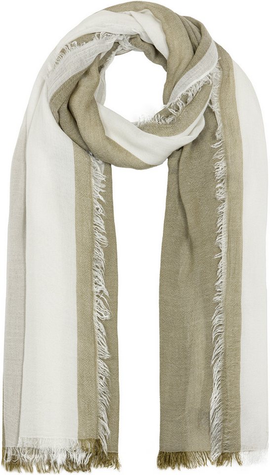 Caspar Modeschal SC530 Damen Sommer Schal aus weicher Bambusfaser unifarben von Caspar