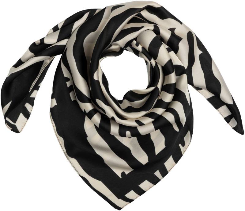 Caspar Modeschal SC537 sommerlich leichtes Damen Halstuch mit Zebra Muster, Dezentes Accessoire für jede Jahreszeit von Caspar