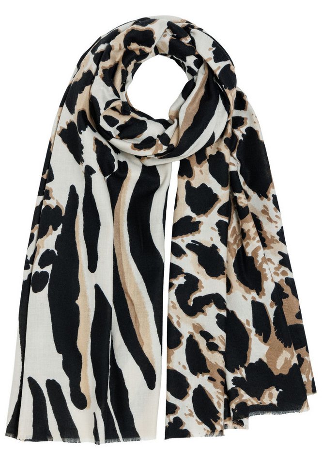 Caspar Modeschal warmer Damen Schal Halstuch Herbst Winter animal Print - SC549 von Caspar