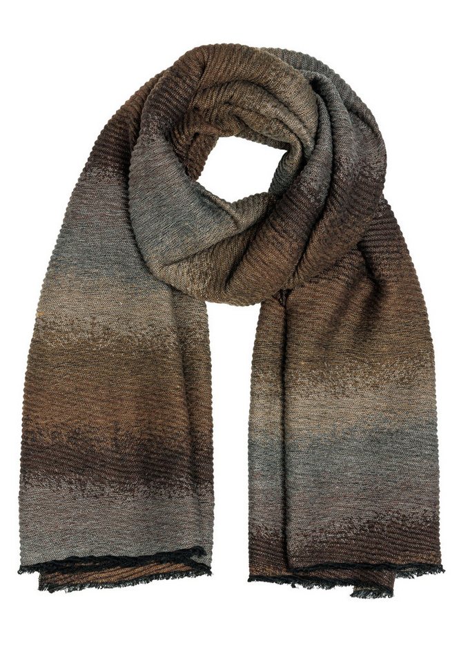 Caspar Modeschal warmer Damen Schal Halstuch Xl mit elegantem Farbverlauf - SC552, angenehm wärmendes Material für Herbst & Winter von Caspar