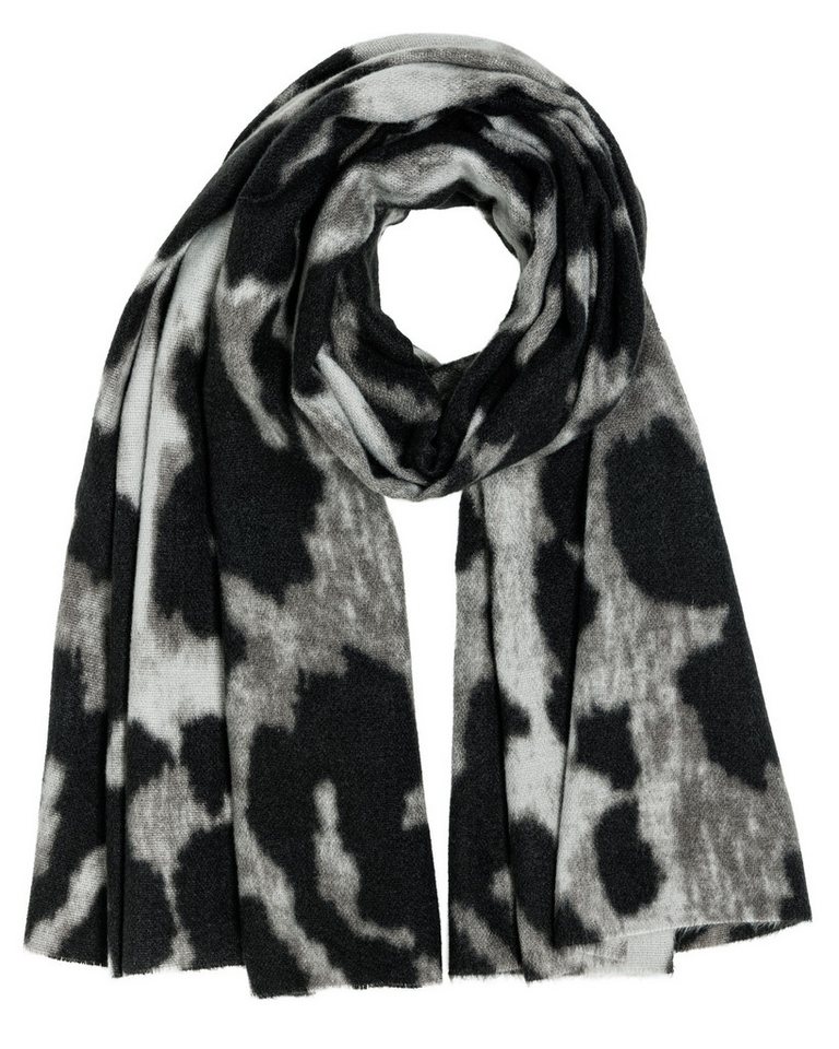 Caspar Modeschal warmer Damen Schal dickes Winter Halstuch mit animal Print - SC547, angenehm wärmendes Material mit wollig warmer Oberfläche Caspar Modeschal warmer Damen Schal dickes Winter Halstuch mit animal Print - SC547, angenehm wärmendes Material mit wollig warmer Oberfläche von Caspar