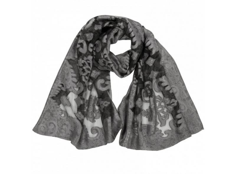 Caspar Modeschal SC454 eleganter Damen Schal mit ausgefallenem Webmuster von Caspar