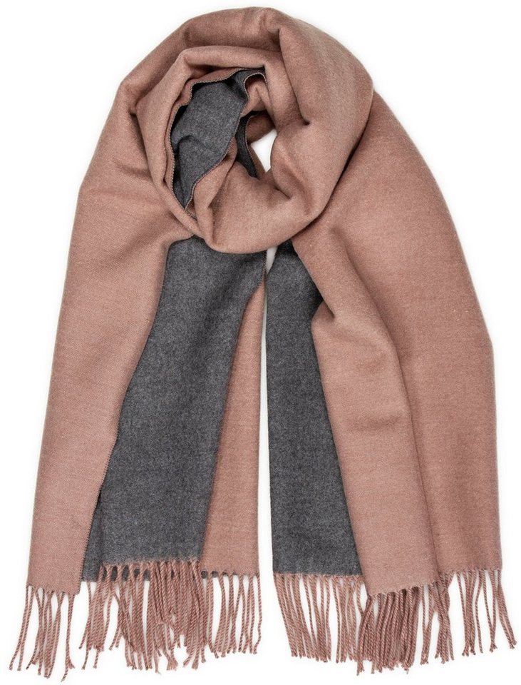 Caspar Modeschal SC488 zweifarbiger Damen XL Schal von Caspar