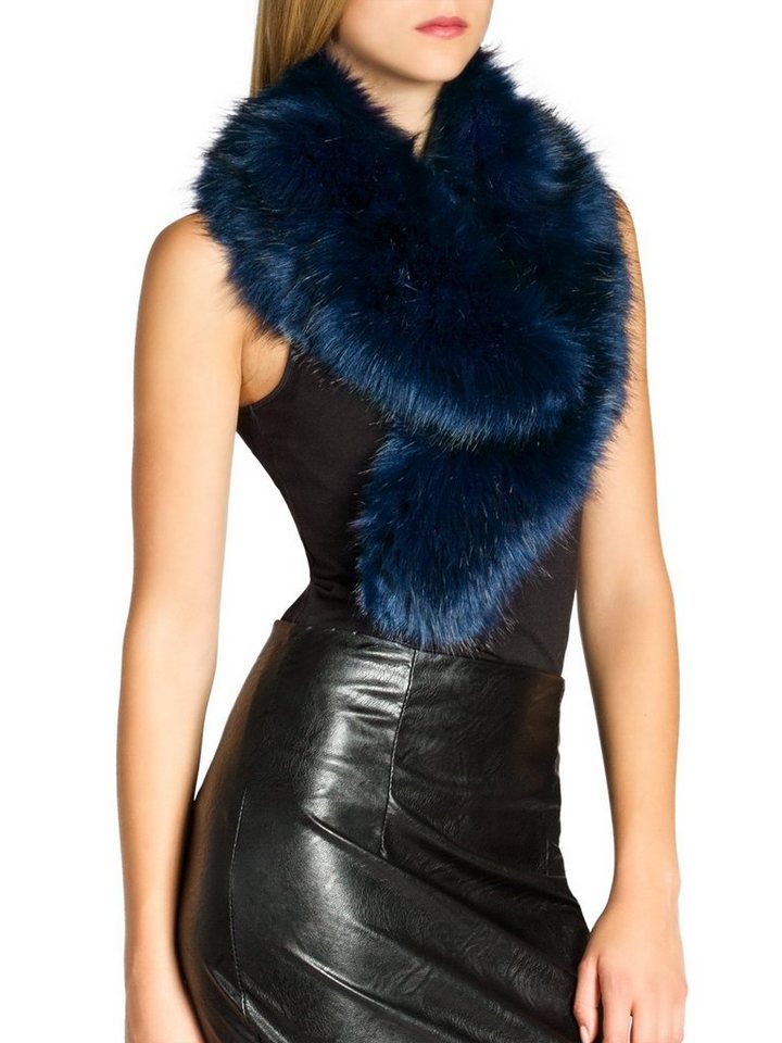 Caspar Modeschal STO001 Damen Kunst Pelzkragen von Caspar