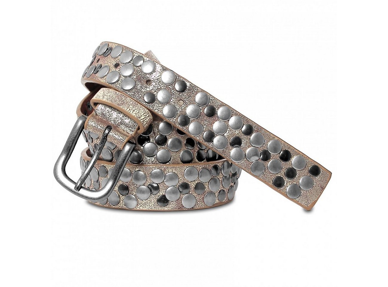 Caspar Nietengürtel GU224 schmaler Damen Vintage Gürtel Caspar Nietengürtel GU224 schmaler Damen Vintage Gürtel von Caspar