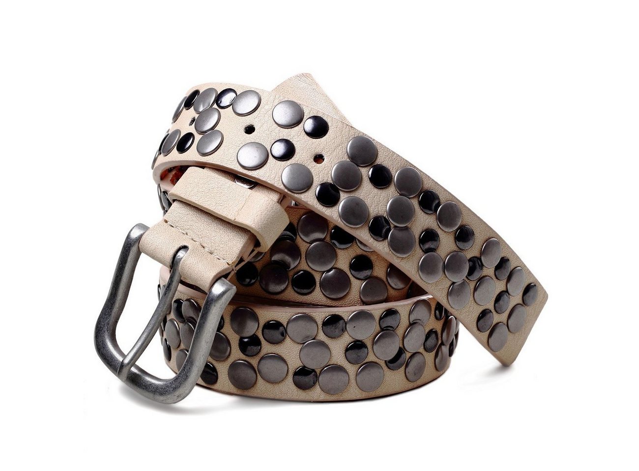 Caspar Nietengürtel GU224 schmaler Damen Vintage Gürtel Caspar Nietengürtel GU224 schmaler Damen Vintage Gürtel von Caspar