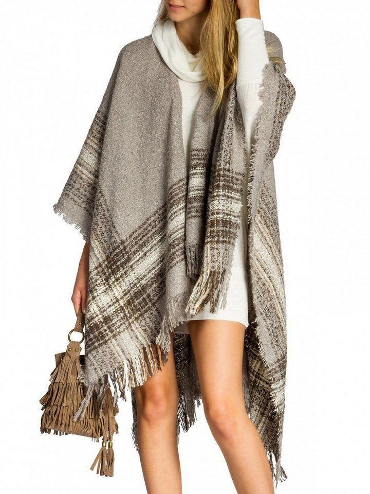 Caspar Poncho Caspar PON010 Damen Poncho Caspar Poncho Caspar PON010 Damen Poncho von Caspar