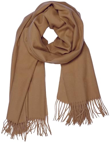 Caspar SC506 weicher warmer Unisex XL Schal einfarbig, Farbe:hellbraun, Größe:Einheitlich Caspar SC506 weicher warmer Unisex XL Schal einfarbig, Farbe:hellbraun, Größe:Einheitlich von Caspar