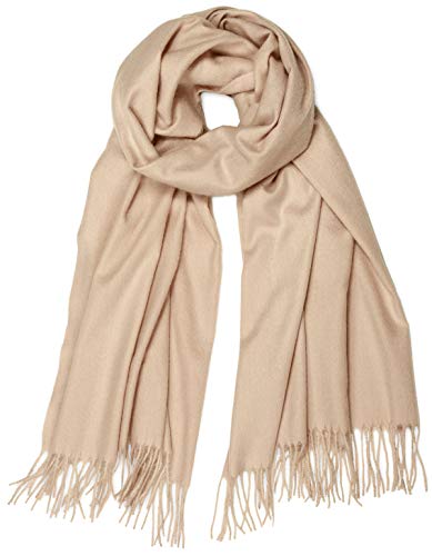 Caspar SC506 weicher warmer Unisex XL Schal einfarbig, Farbe:nude, Größe:Einheitlich von Caspar