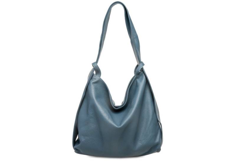 Caspar Schultertasche 2 in 1 XL Leder Damen Rucksack Tasche - PREMIUM LINE - Modell No.786, robust, elegant & unempfindlich - 100% Echtleder - Handmade in Italy von Caspar