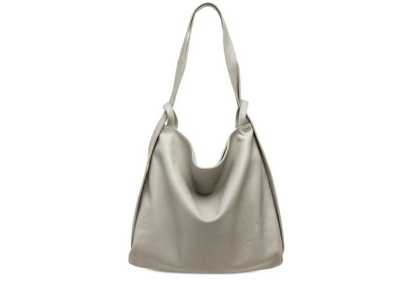 Caspar Schultertasche 2 in 1 XL Leder Damen Rucksack Tasche - PREMIUM LINE - Modell No.786, robust, elegant & unempfindlich - 100% Echtleder - Handmade in Italy von Caspar