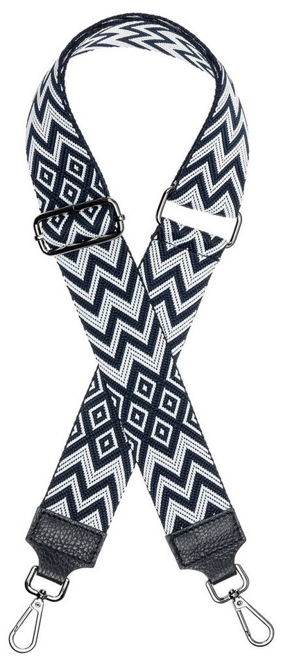 Caspar Schultertasche BSG02 breiter Leder Textil Schultergurt für Handtaschen von Caspar