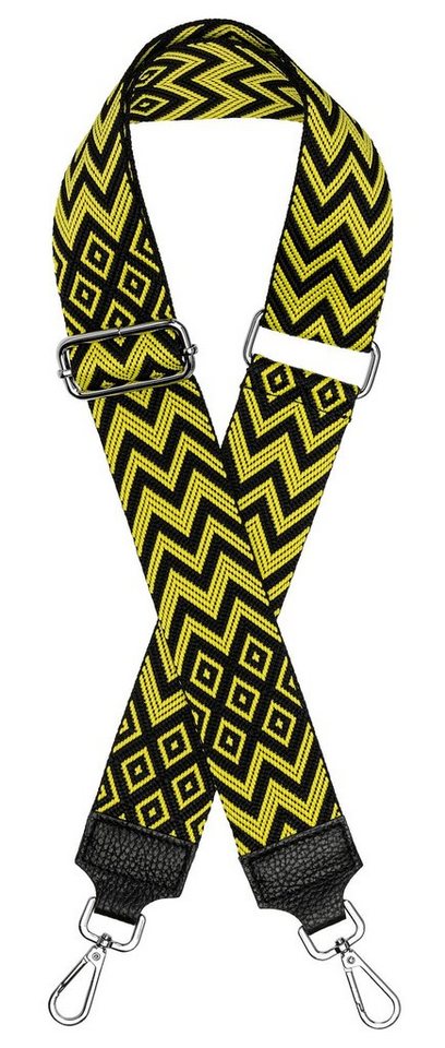 Caspar Schultertasche BSG02 breiter Leder Textil Schultergurt für Handtaschen von Caspar