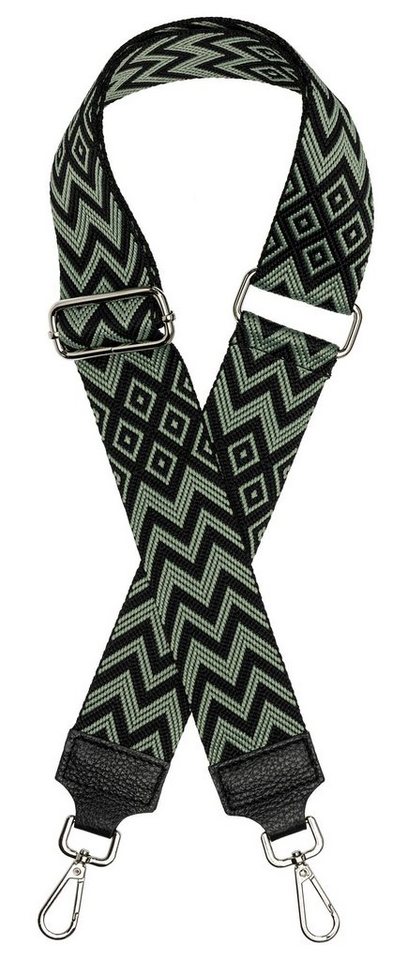 Caspar Schultertasche BSG02 breiter Leder Textil Schultergurt für Handtaschen von Caspar