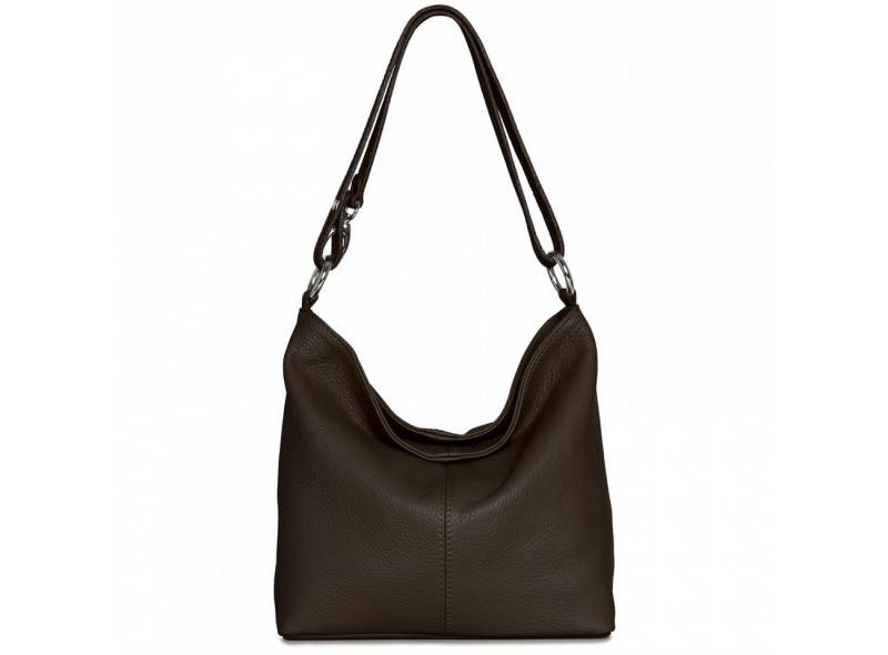 Caspar Schultertasche Damen Ledertasche Handtasche Umhängetasche Leder - TL645, Rindsleder von Caspar
