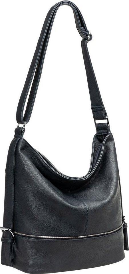 Caspar Schultertasche TS732 große Damen XL Umhängetasche von Caspar