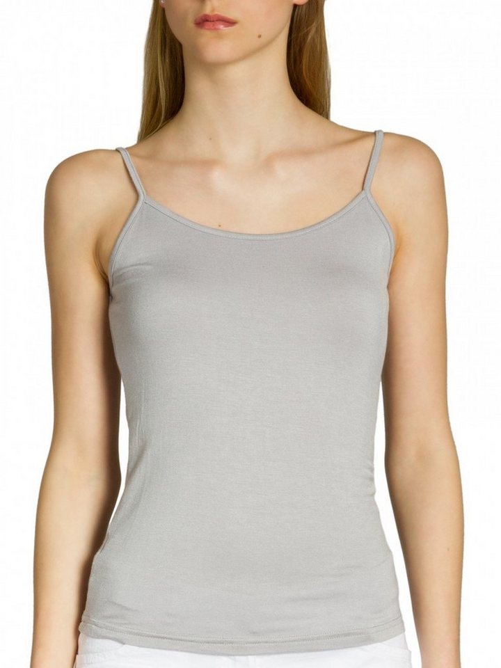 Caspar Longshirt MUSE SRT025 Damen Träger Top von Caspar