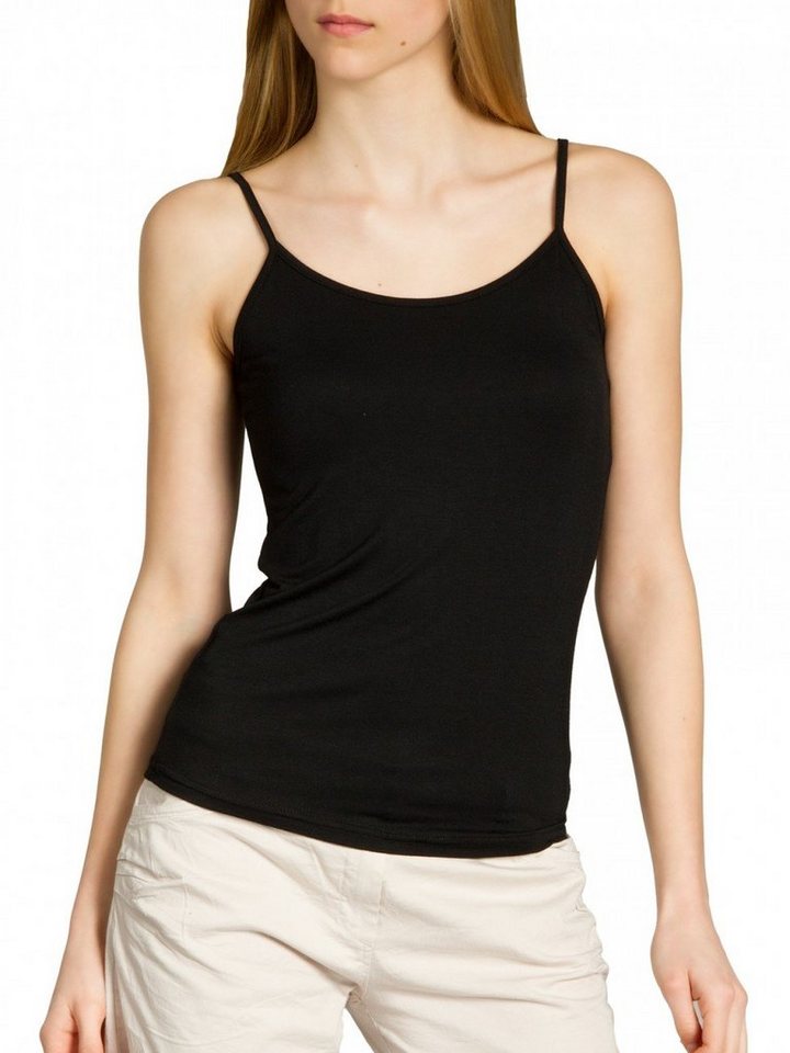 Caspar Longshirt MUSE SRT025 Damen Träger Top von Caspar