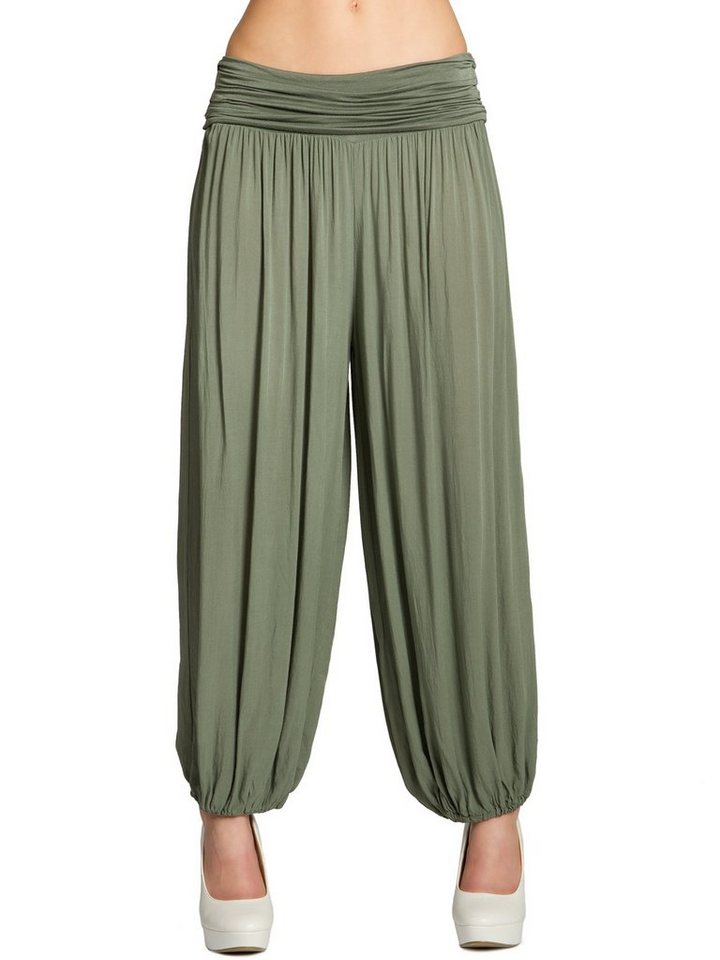 Caspar Stoffhose KHS035 leichte Damen Sommer Haremshose von Caspar