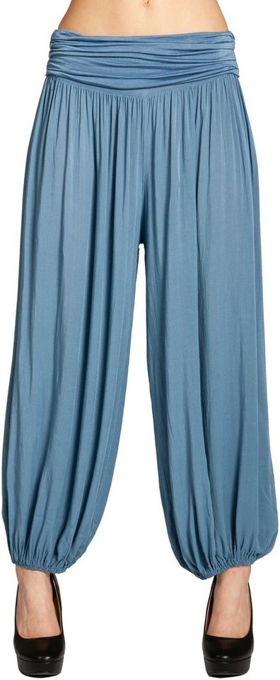 Caspar Stoffhose KHS035 leichte Damen Sommer Haremshose von Caspar