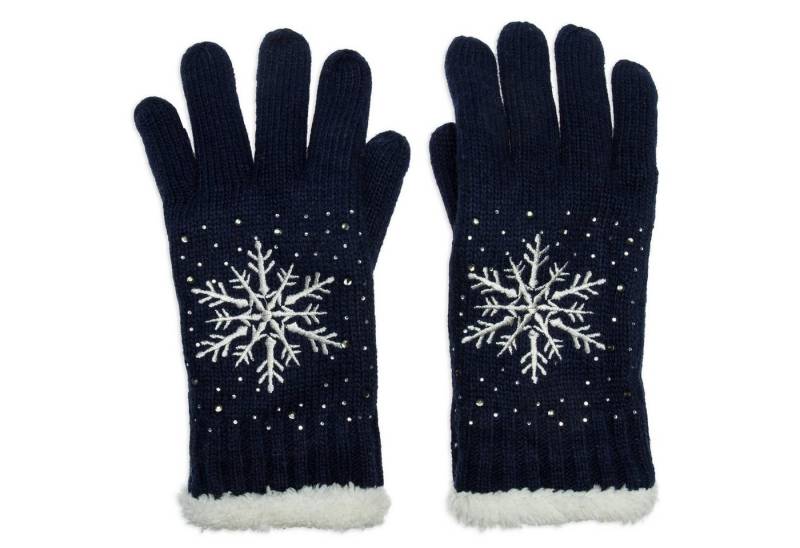 Caspar Strickhandschuhe GLV009 warm gefütterte Damen Strick Handschuhe von Caspar