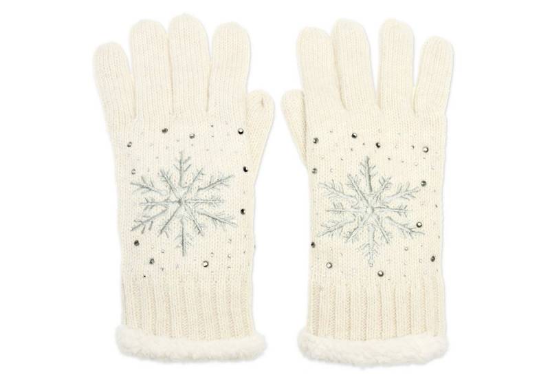 Caspar Strickhandschuhe GLV009 warm gefütterte Damen Strick Handschuhe von Caspar