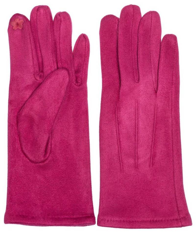 Caspar Strickhandschuhe GLV014 klassisch elegante uni Damen Handschuhe mit 3 Nähten von Caspar
