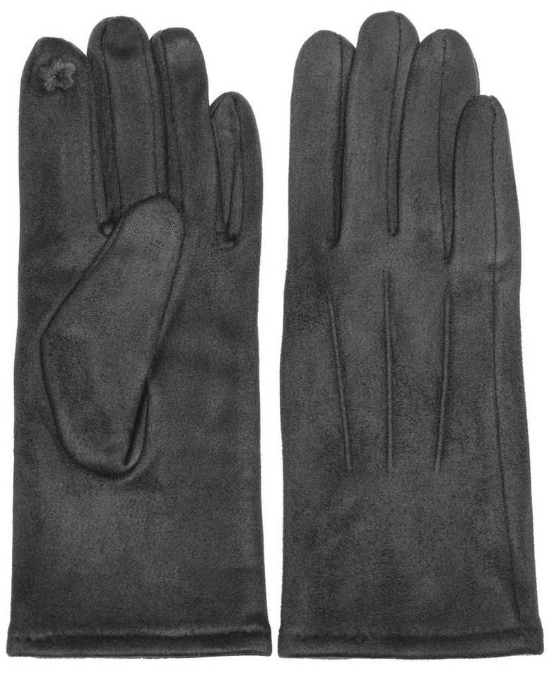 Caspar Strickhandschuhe GLV014 klassisch elegante uni Damen Handschuhe mit 3 Nähten von Caspar