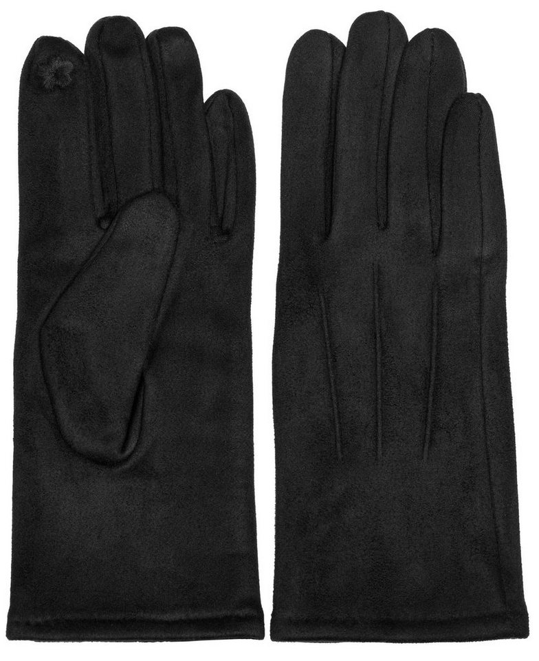 Caspar Strickhandschuhe GLV014 klassisch elegante uni Damen Handschuhe mit 3 Nähten von Caspar
