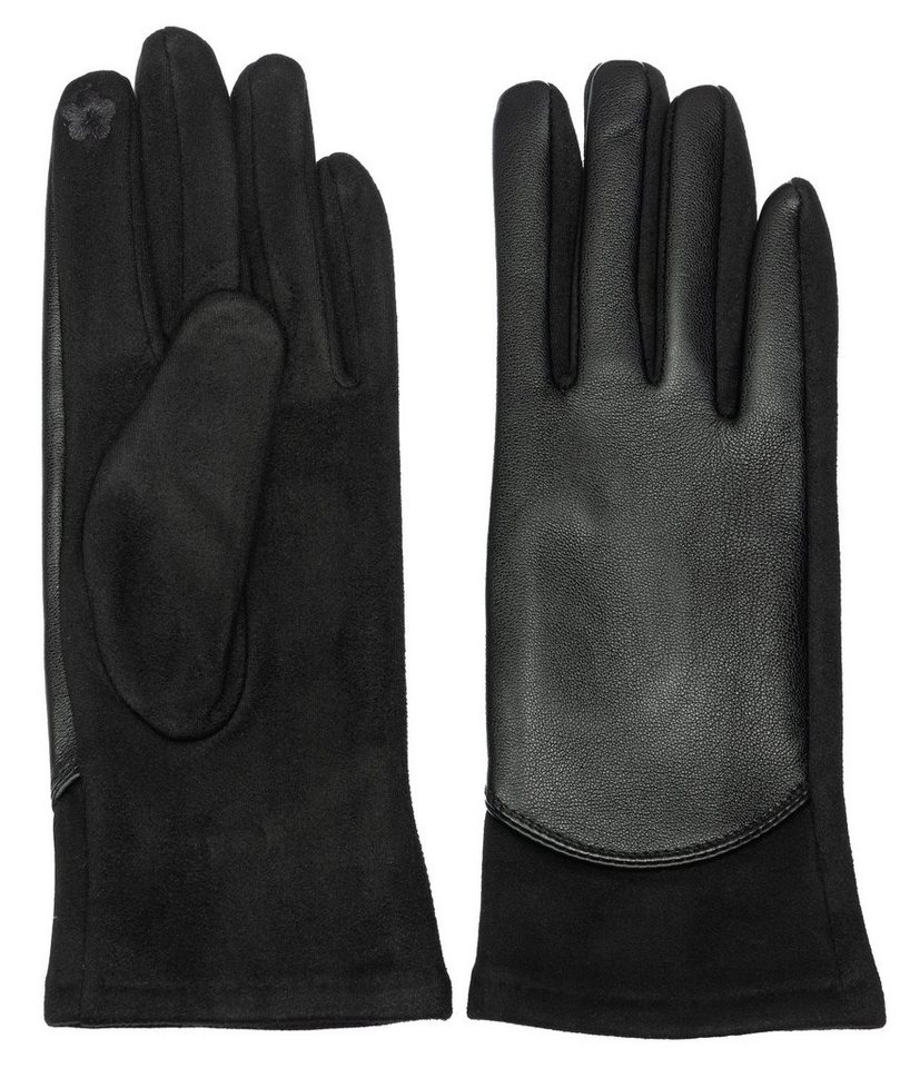 Caspar Strickhandschuhe GLV016 klassisch elegante uni Damen Handschuhe von Caspar