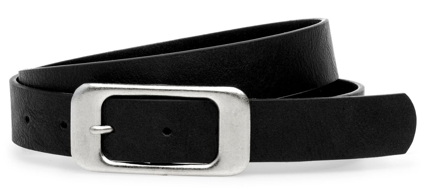 Caspar Synthetikgürtel GU324 eleganter schmaler Damen Gürtel mit Silberschnalle Caspar Synthetikgürtel GU324 eleganter schmaler Damen Gürtel mit Silberschnalle von Caspar