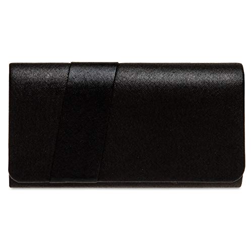 Caspar TA503 schlichte elegante Damen Clutch Abendtasche, Farbe:schwarz, Größe:Einheitsgröße Caspar TA503 schlichte elegante Damen Clutch Abendtasche, Farbe:schwarz, Größe:Einheitsgröße von Caspar
