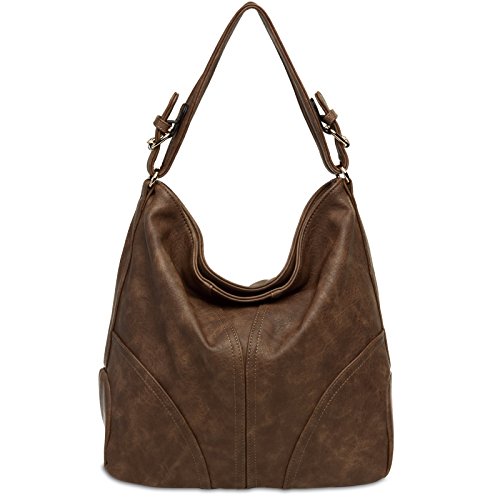 Caspar TS940 Damen Schultertasche, Farbe:braun von Caspar