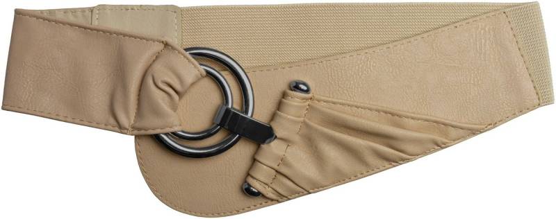 Caspar Taillengürtel GU246 elastischer breiter Damen Stretch Taillengürtel mit Gummizug von Caspar