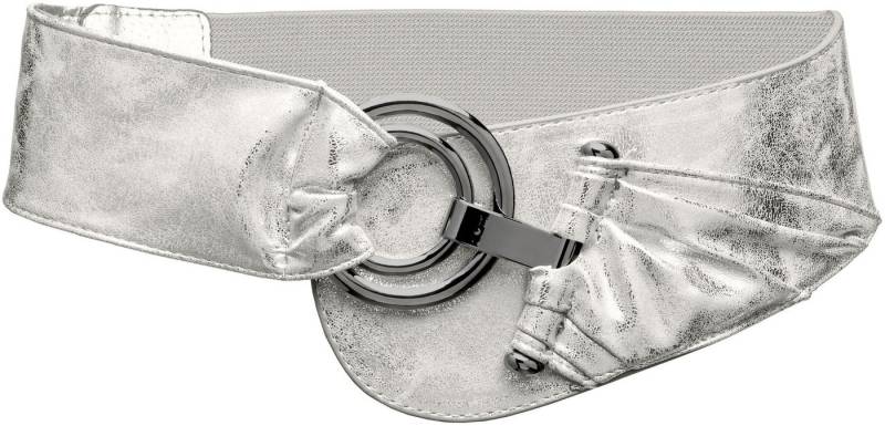 Caspar Taillengürtel GU246 elastischer breiter Damen Stretch Taillengürtel mit Gummizug von Caspar