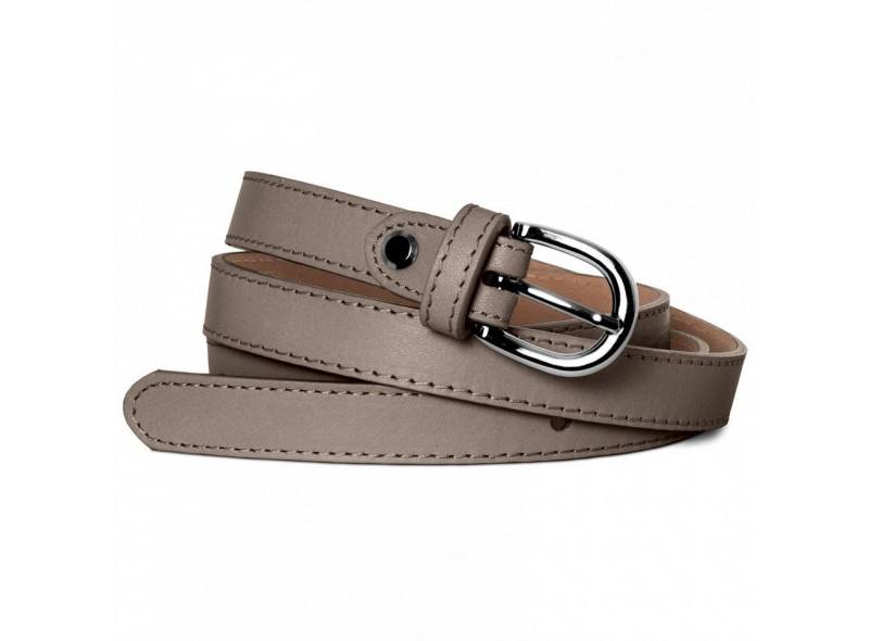 Caspar Taillengürtel GU273 aus echtem Leder schmal klassisch elegant von Caspar