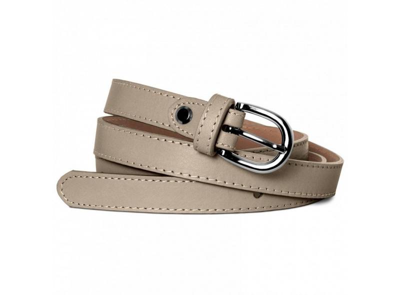 Caspar Taillengürtel GU273 aus echtem Leder schmal klassisch elegant von Caspar