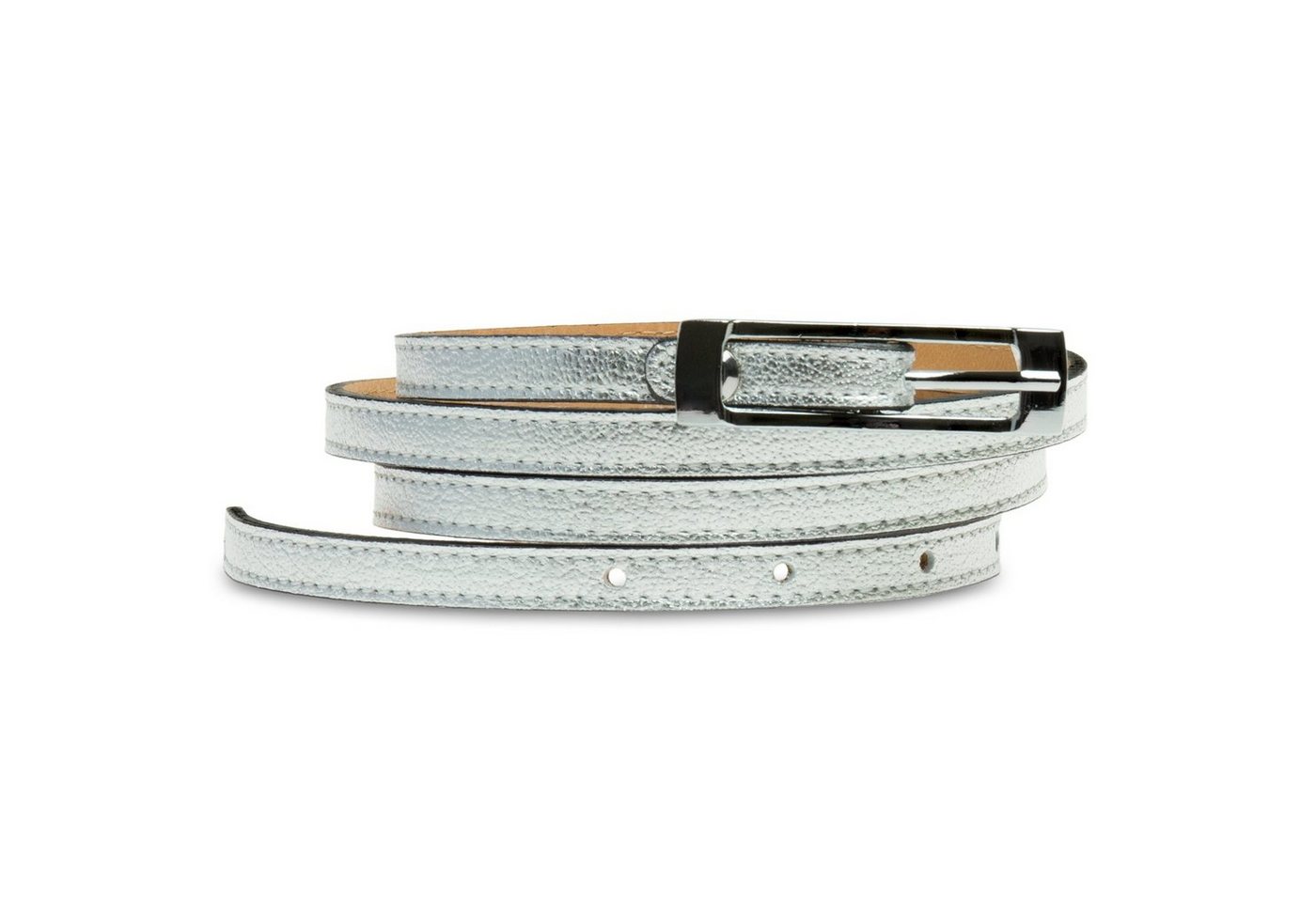 Caspar Taillengürtel GU296 schmaler Damen Ledergürtel von Caspar