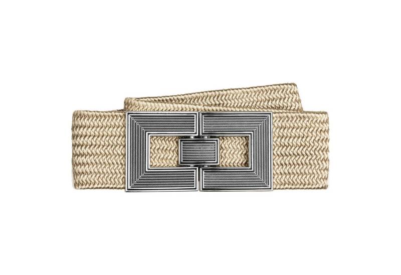 Caspar Taillengürtel GU328 für Damen mit Stretch und stylischer Metallschließe von Caspar