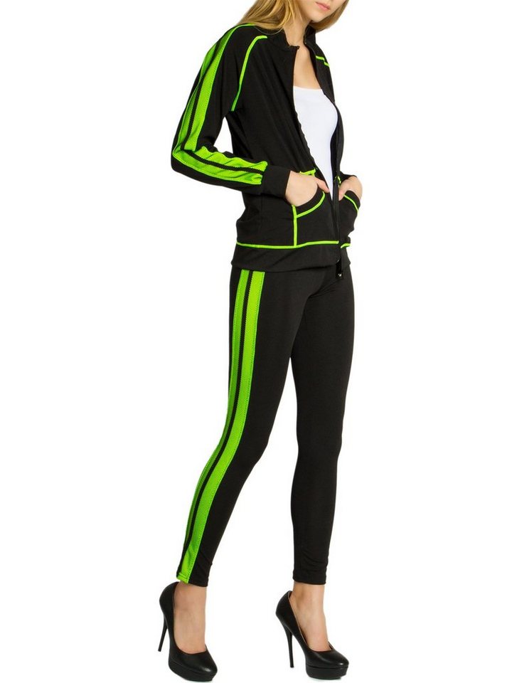 Caspar Trainingsanzug JG002 stylischer Damen Jogginganzug von Caspar