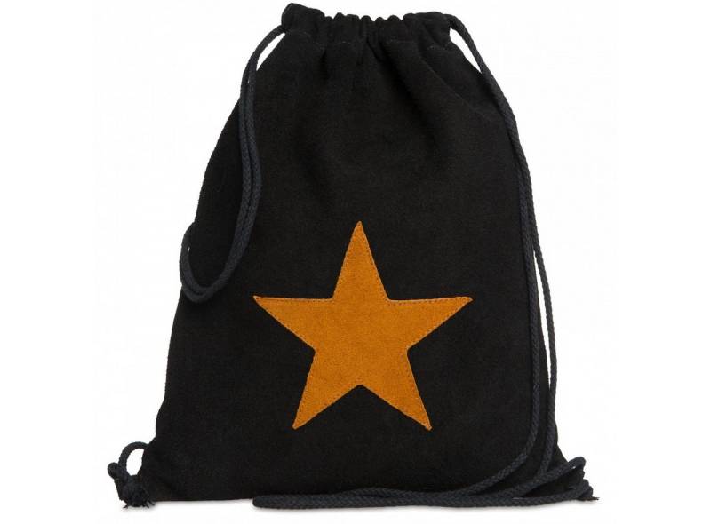 Caspar Turnbeutel CASPAR TL711 Unisex Wildleder Turnbeutel mit Stern von Caspar