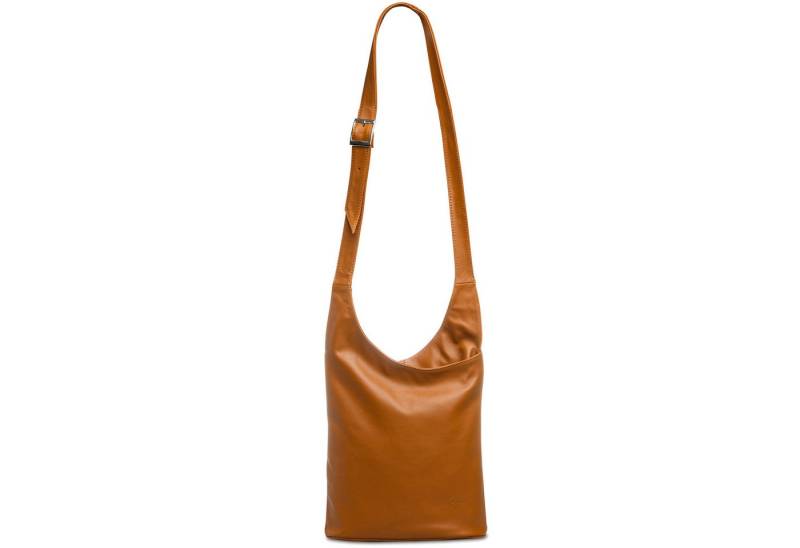 Caspar Umhängetasche TL764 Damen Umhängetasche Messenger Bag aus Nappaleder von Caspar
