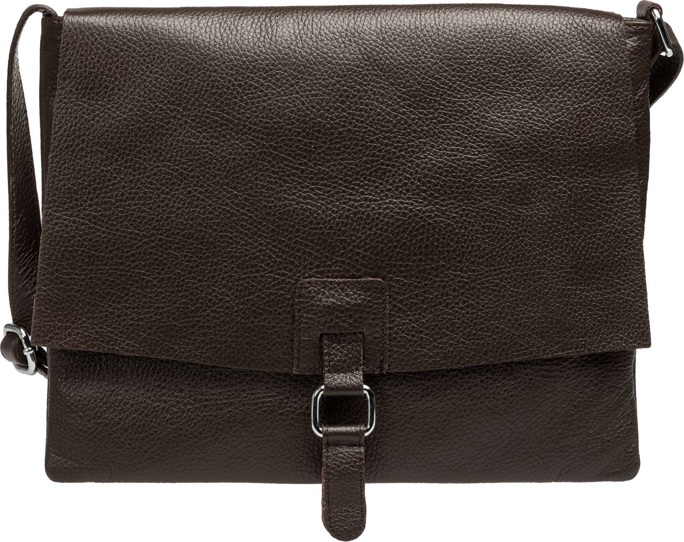 Caspar Umhängetasche TL808 sportlich elegante Damen Cross Body Bag aus Leder von Caspar