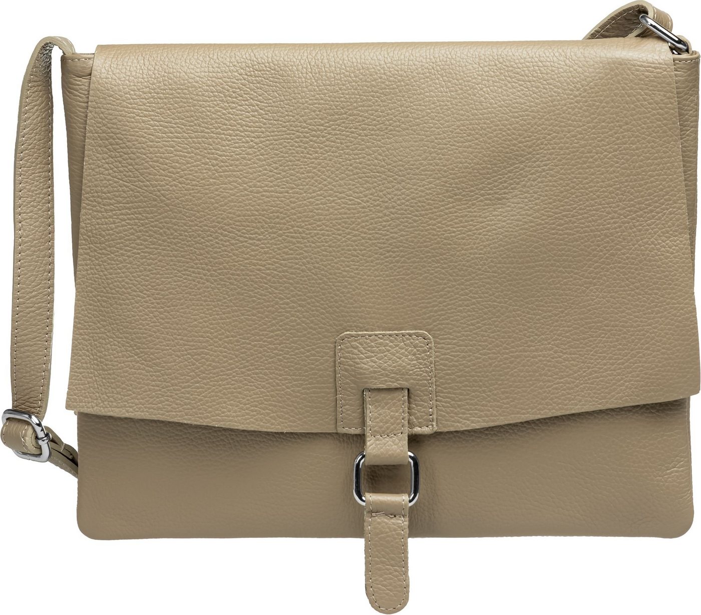 Caspar Umhängetasche TL808 sportlich elegante Damen Cross Body Bag aus Leder von Caspar