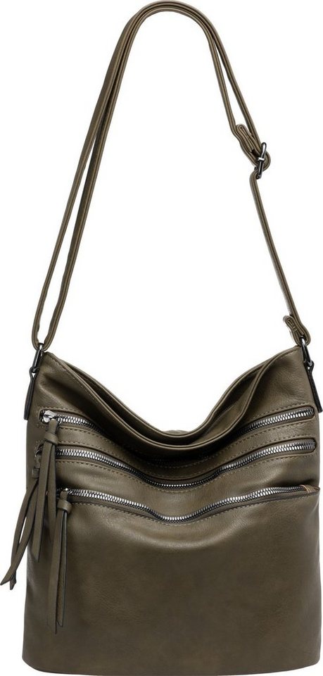 Caspar Umhängetasche TS1071 sportlich elegante mittelgroße Damen Crossbody Bag Umhängetasche Caspar Umhängetasche TS1071 sportlich elegante mittelgroße Damen Crossbody Bag Umhängetasche von Caspar