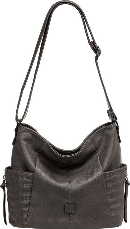 Caspar Umhängetasche TS1073 mittelgroße sportliche Damen Crossbody Bag Umhängetasche von Caspar