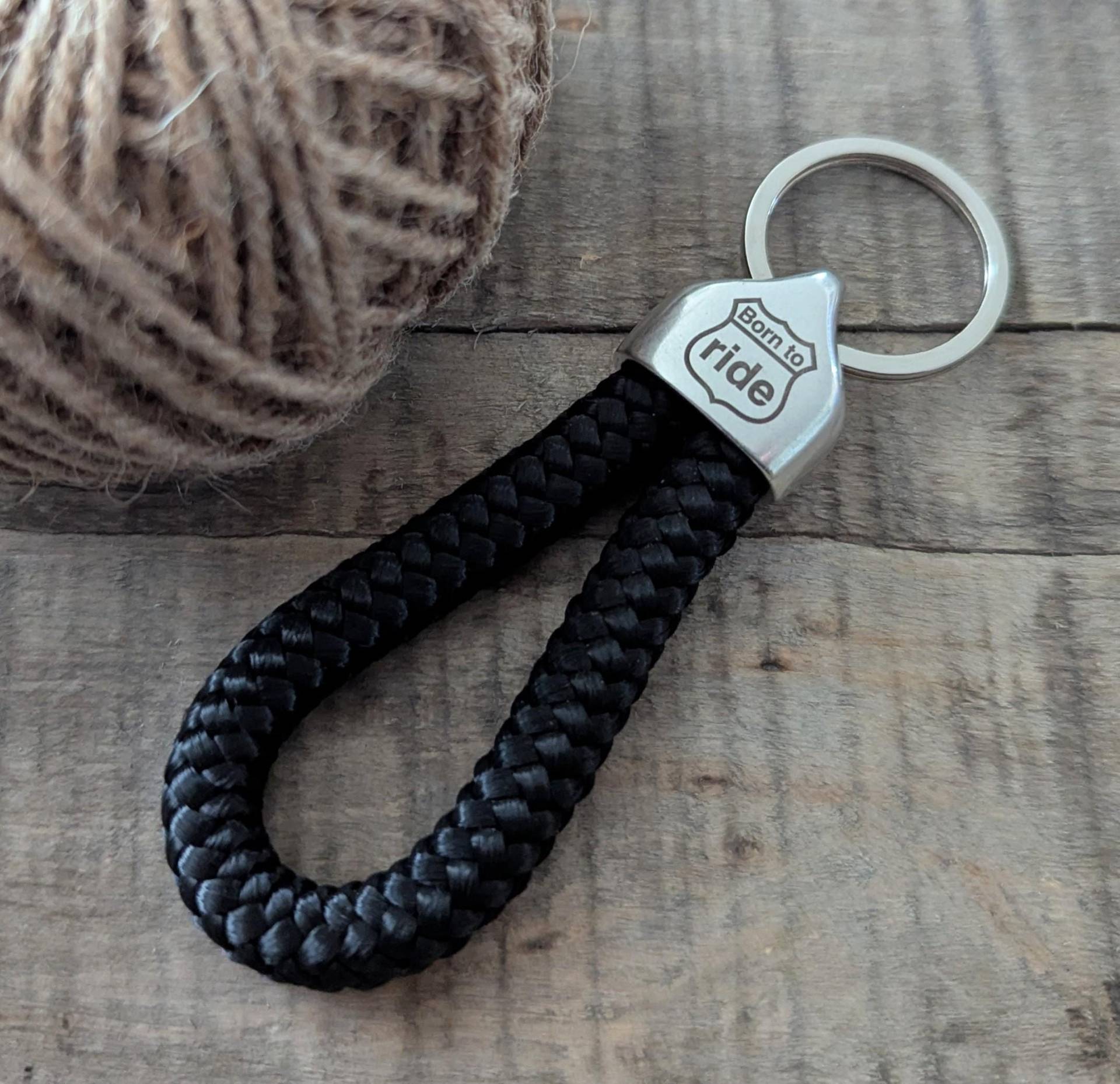 Schlüsselanhänger Aus Segeltau, Maritimer Für Motorradfahrer von CassaMassa