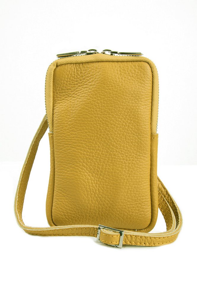 Cassandra Accessoires Handytasche Smartphonetasche, Umhängetasche, aus hochwertigem echtem Leder -Made in Italy- von Cassandra Accessoires